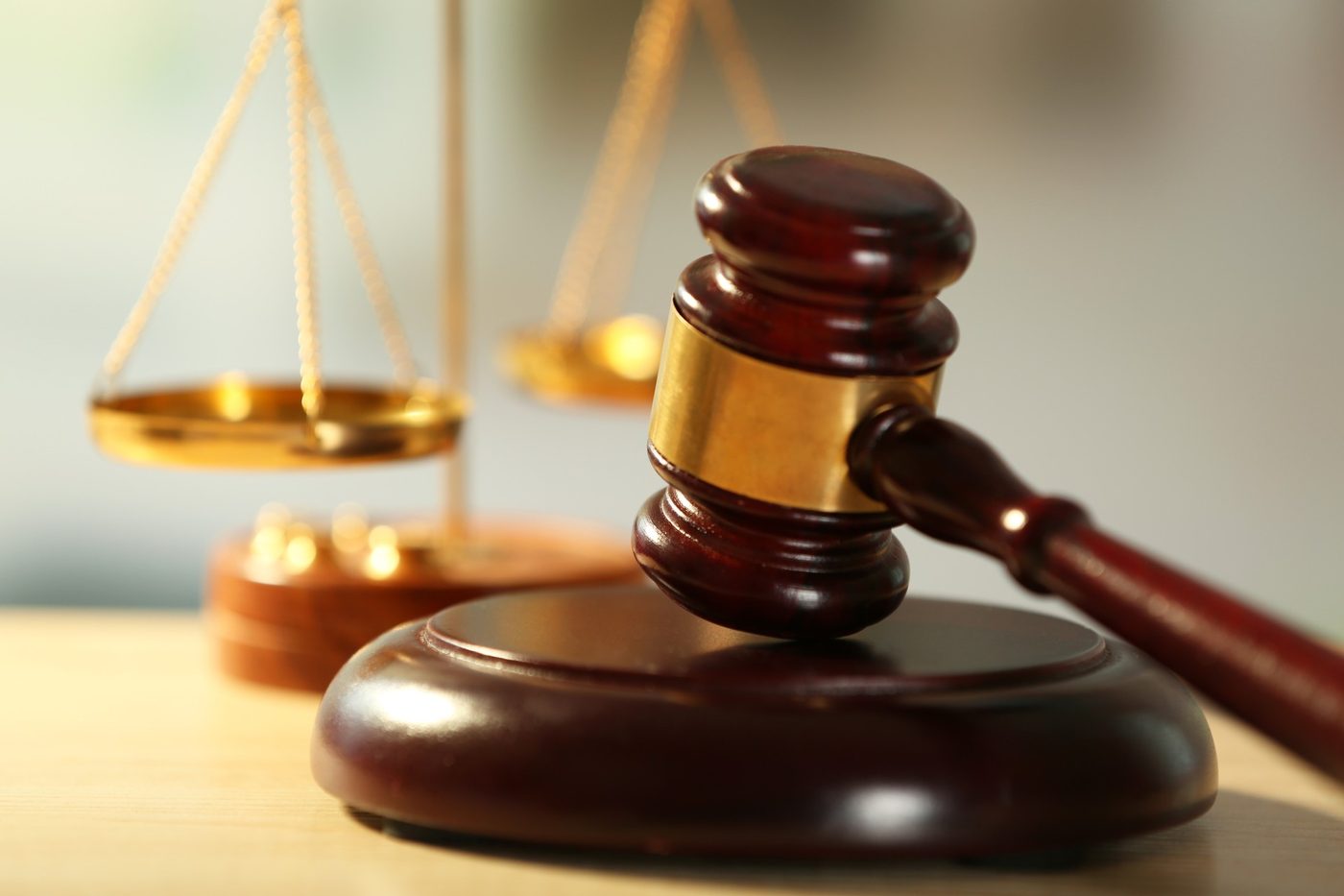 Gavel and scales - expert inspection and assessment